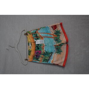 Zara Men's Tropical Print Swim Trunks